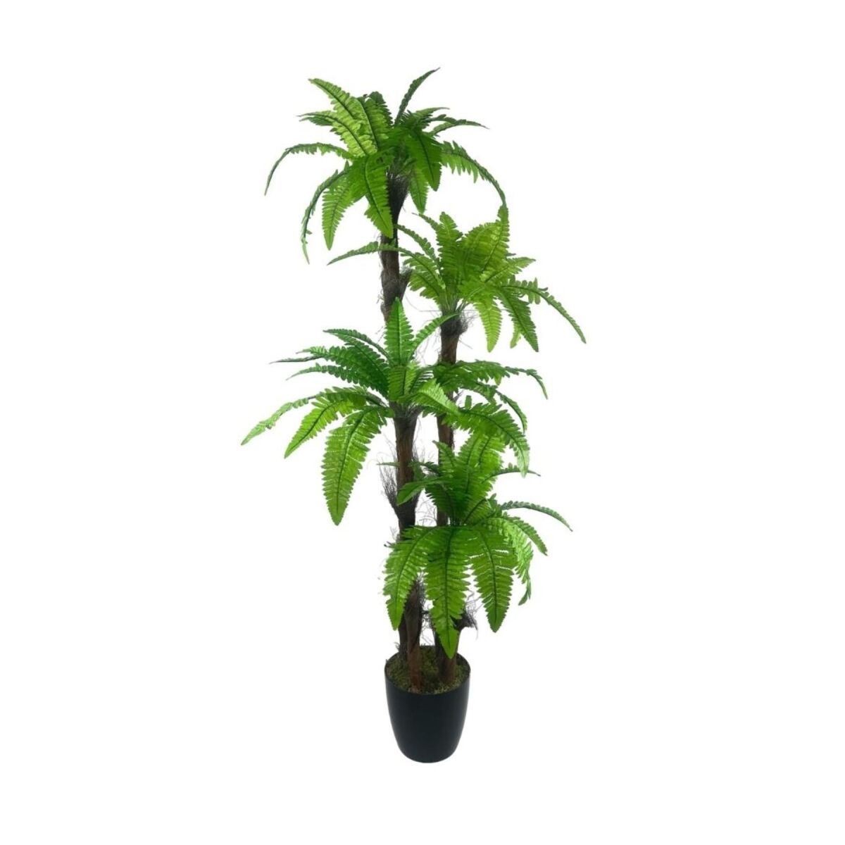 Yapay Ağaç Sıkas Palmiye Açık Yeşil 4Katlı 72Yaprak 150Cm Salon Çiçeği Yapay Çiçek