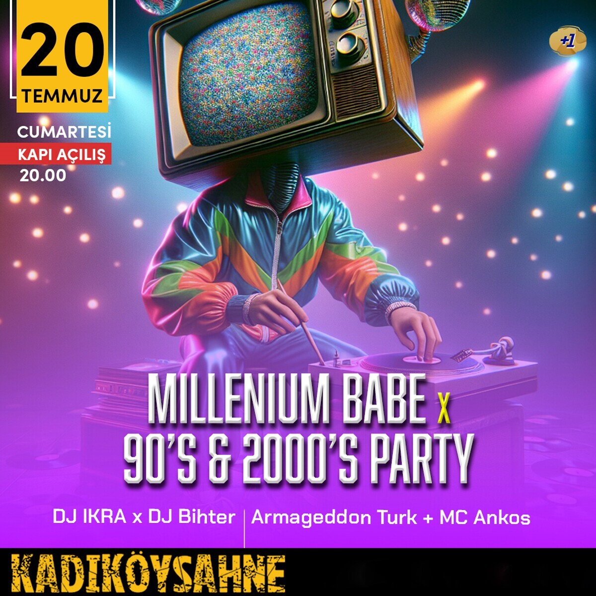 Millenium Babe x 90’s & 2000’s Party Gecesi Konser Bileti