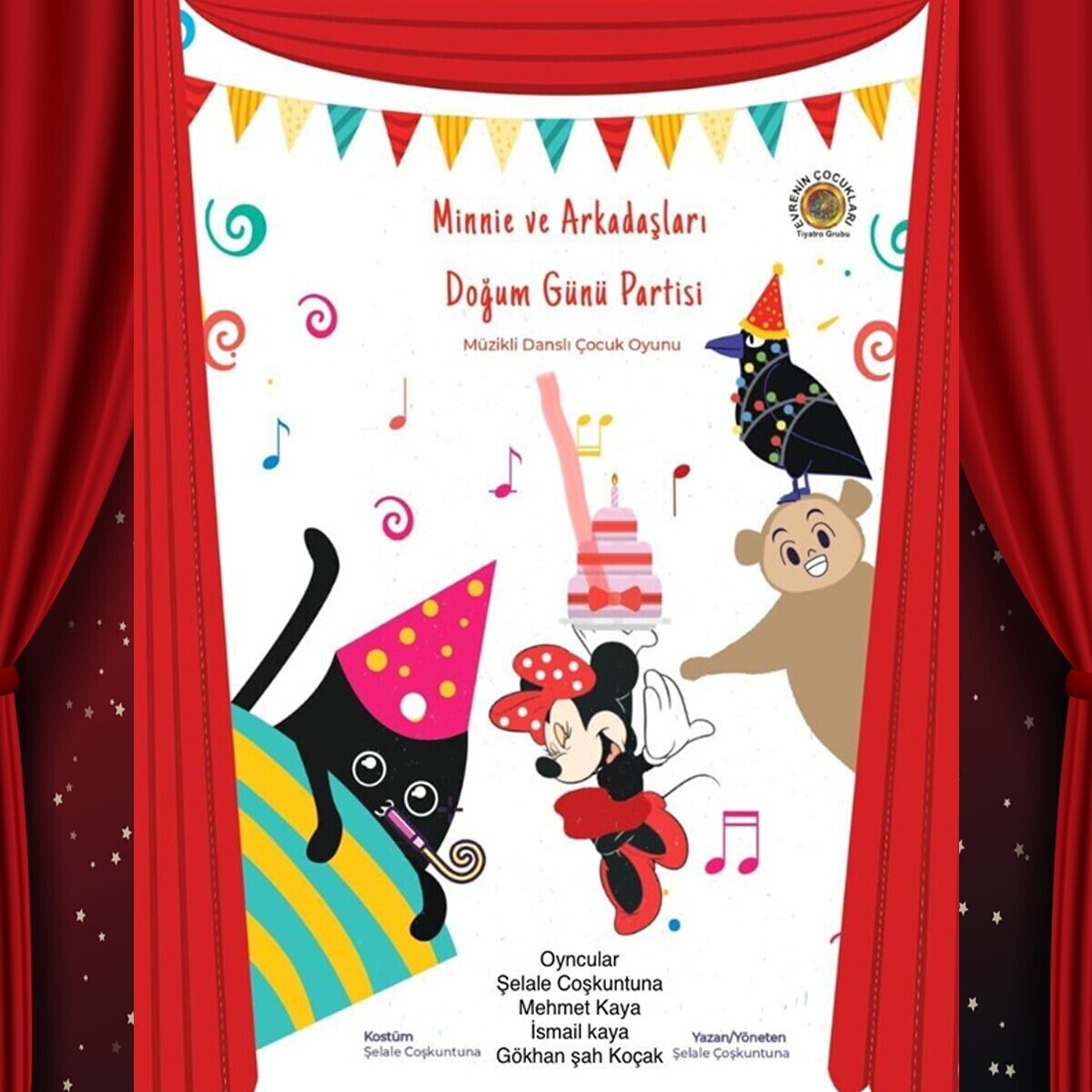 'Minnie Ve Arkadaşları' Çocuk Tiyatro Bileti