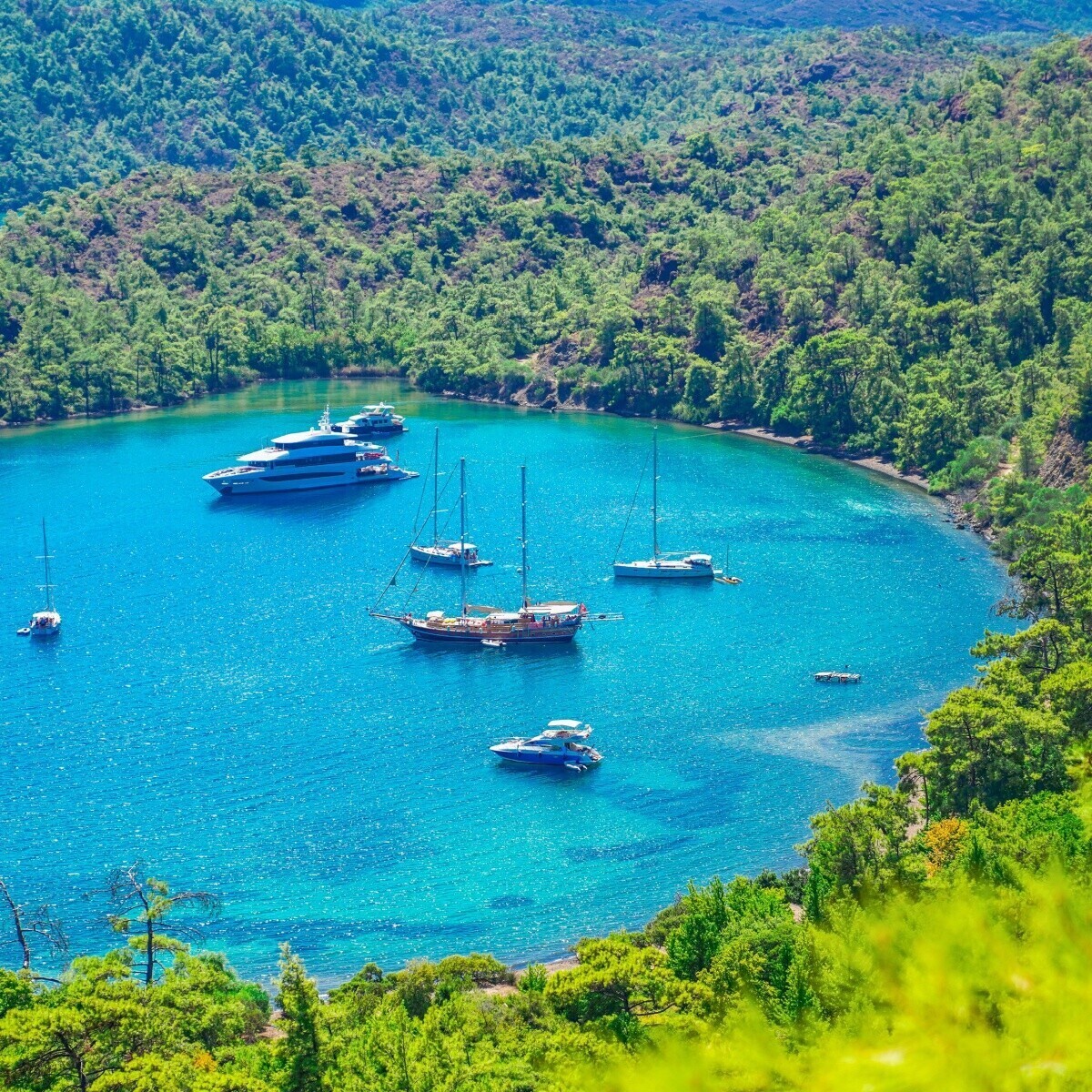 30 Ağustos Özel Marmaris Datça Gökova Yüzme ve Tekne Turu (2 Gece Konaklama)