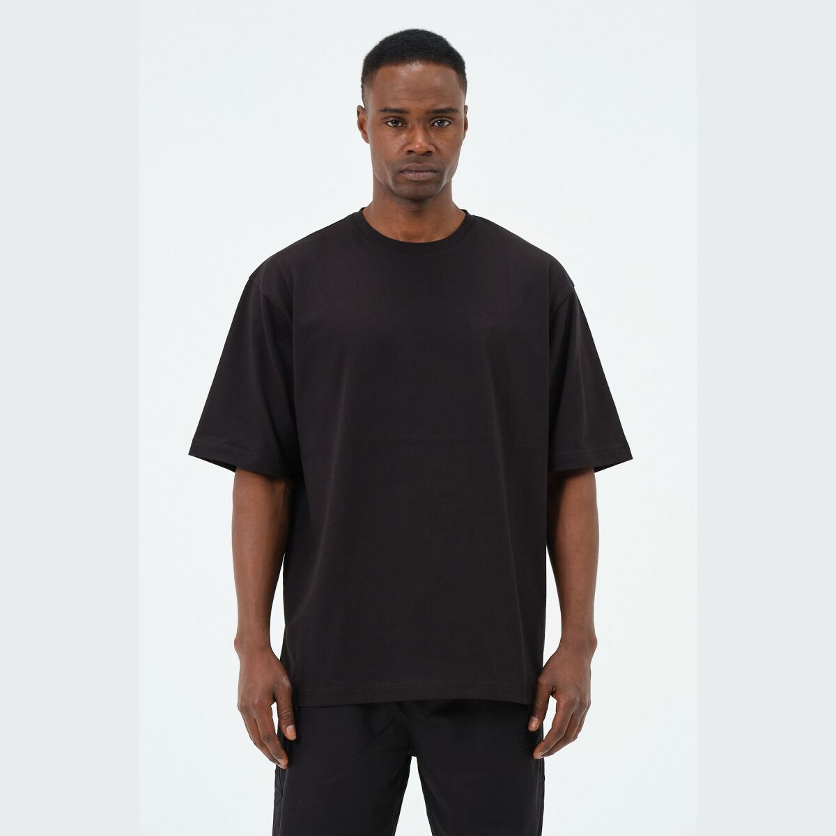 Oversize Düz T-Shirt