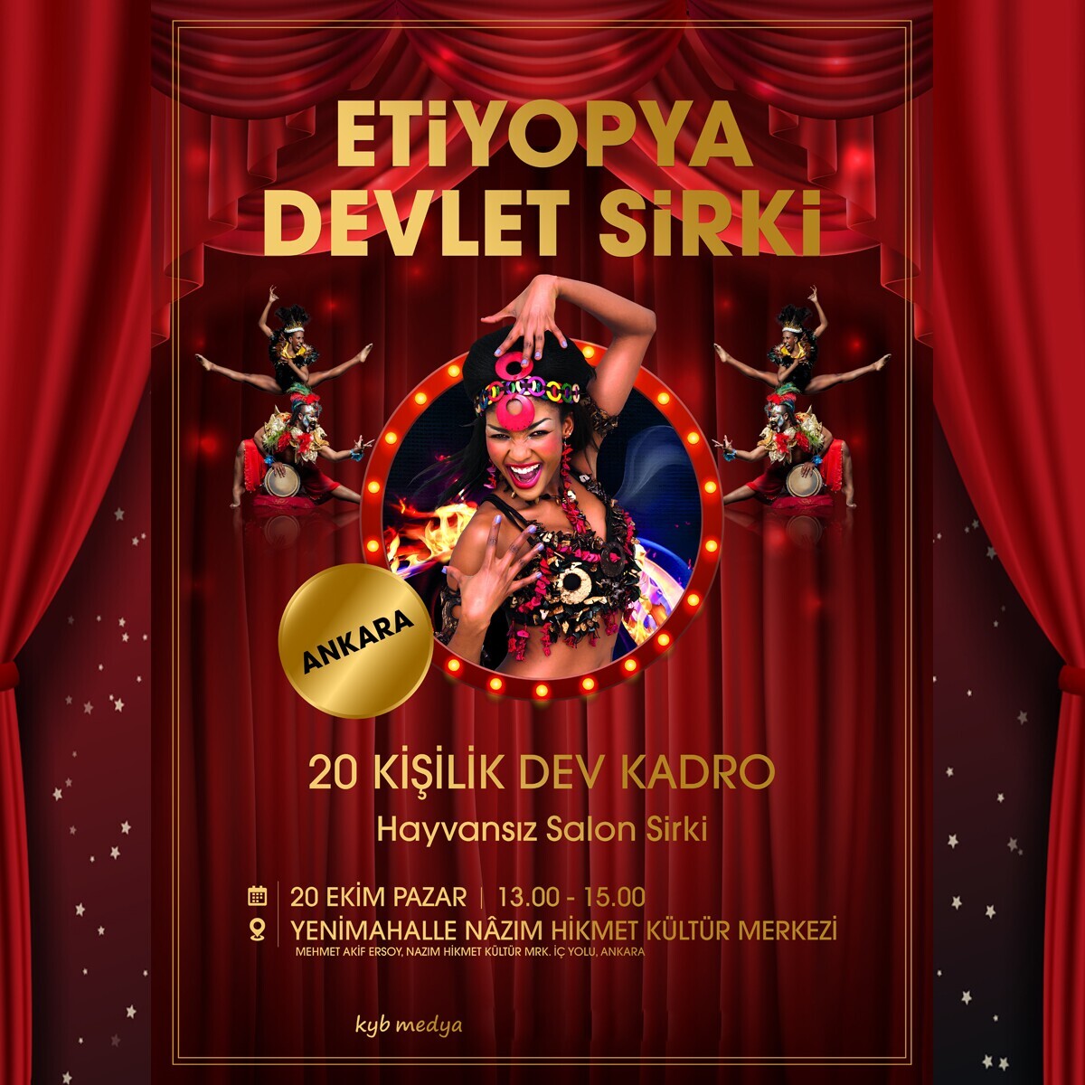 'Etiyopya Devlet Sirki' Giriş Bileti