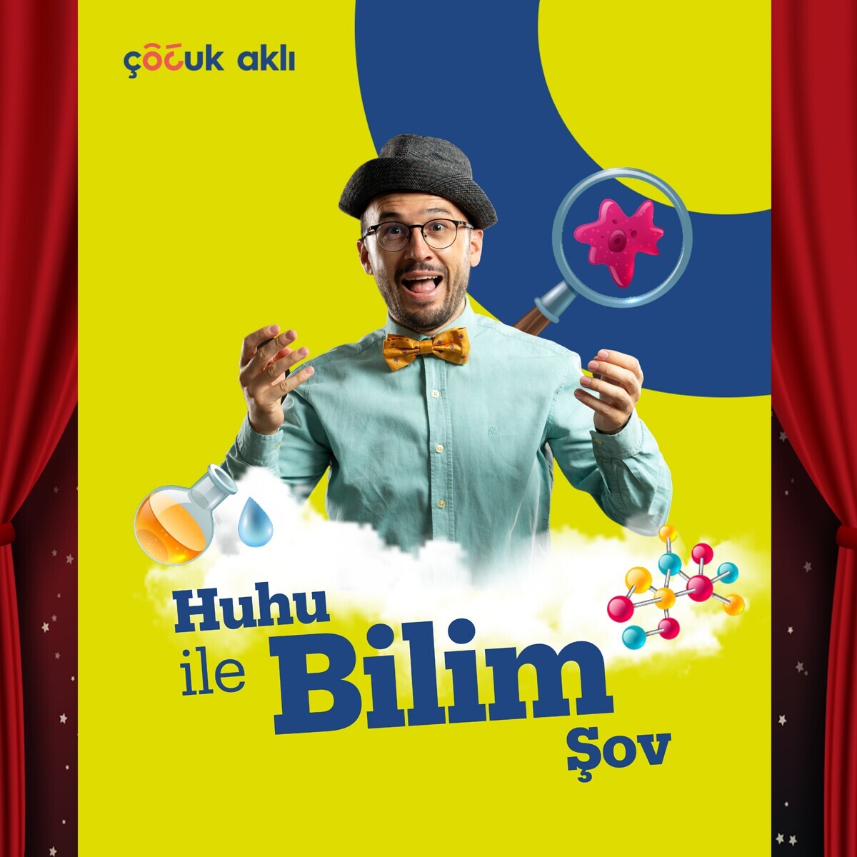 'Huhu İle Bilim Şov' Çocuk Tiyatro Bileti