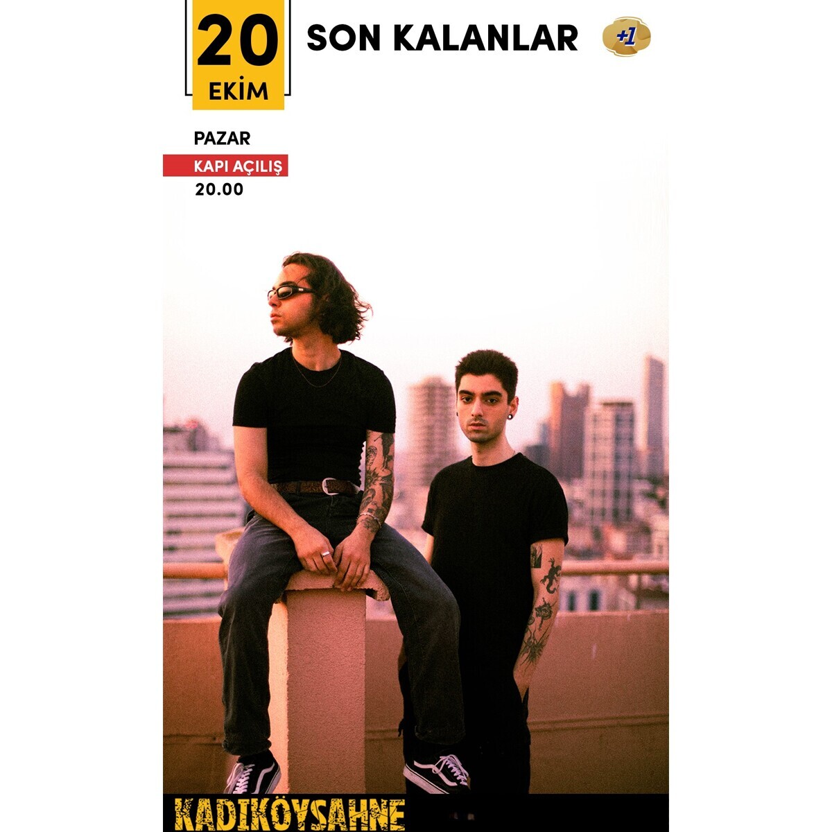 20 Ekim Son Kalanlar Kadıköy Sahne Konser Bileti