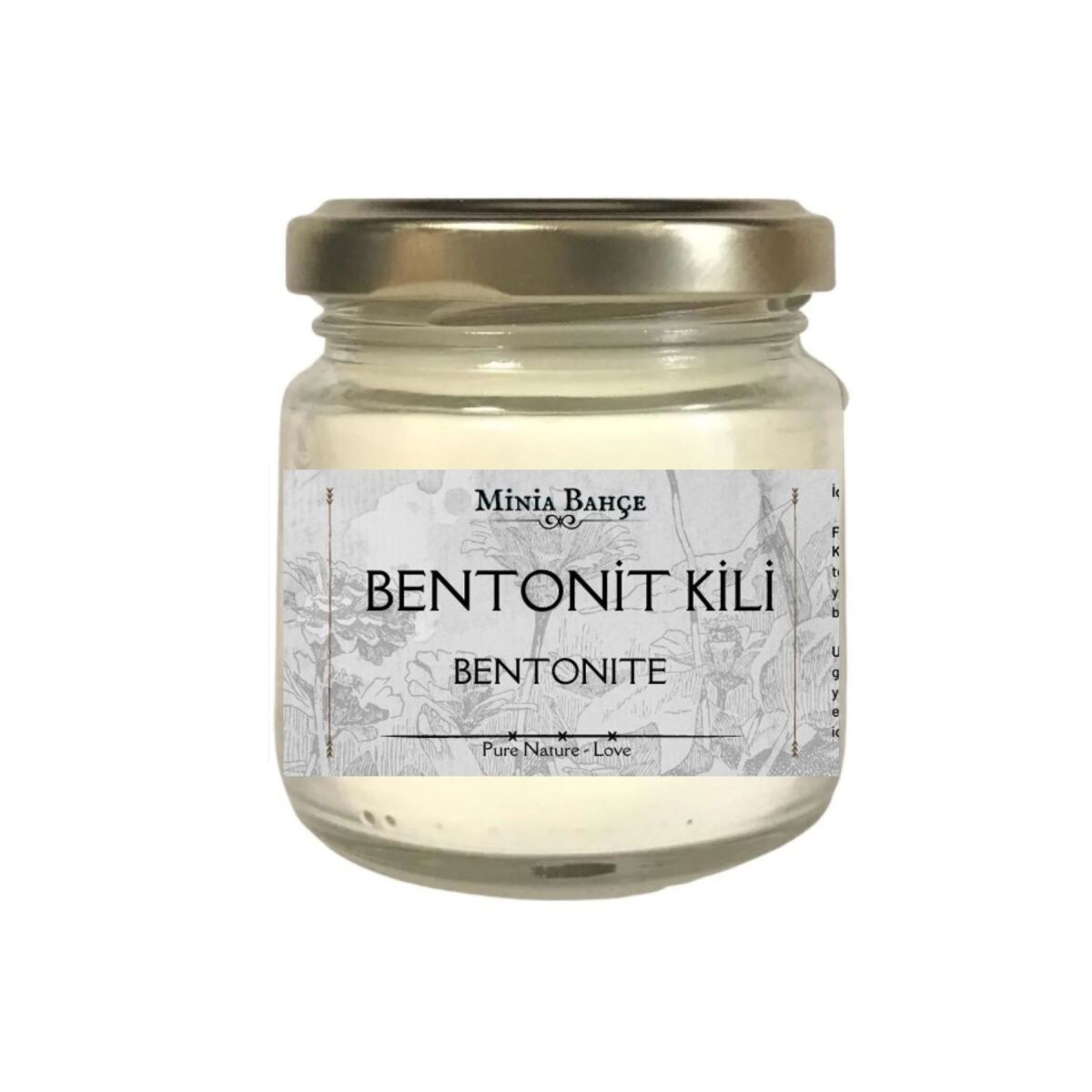 Bentonit Toz Kil, %100 Saf Ve Doğal, 75Gr