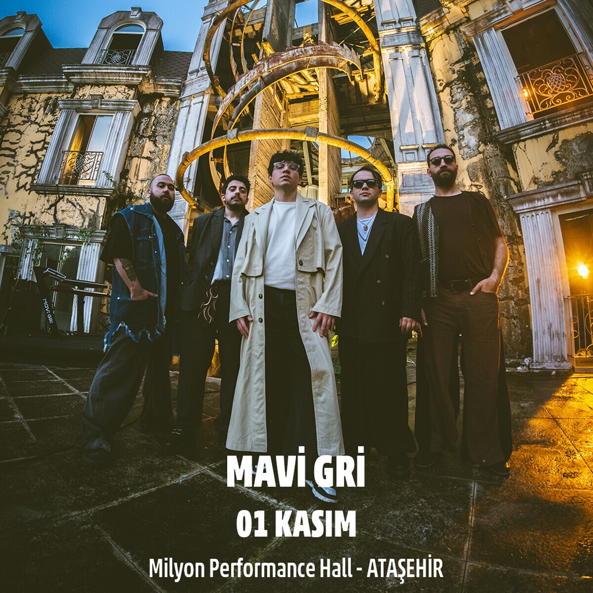 1 Kasım Mavi Gri Konser Bileti