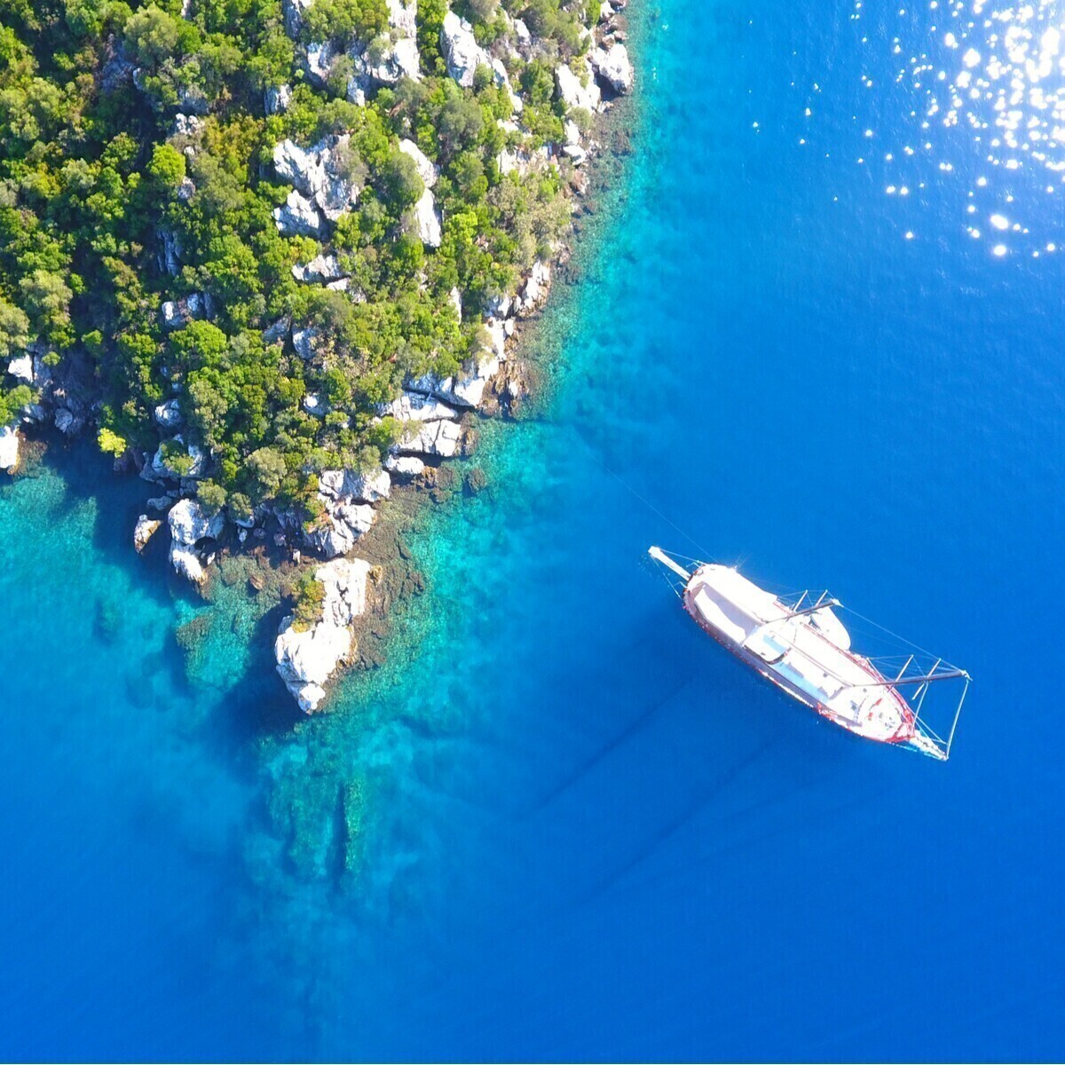 Erken Rezervasyon ! 8 Gün Tam Pansiyon Mavi Yat Turu Bozburun Hisarönü Bozburun