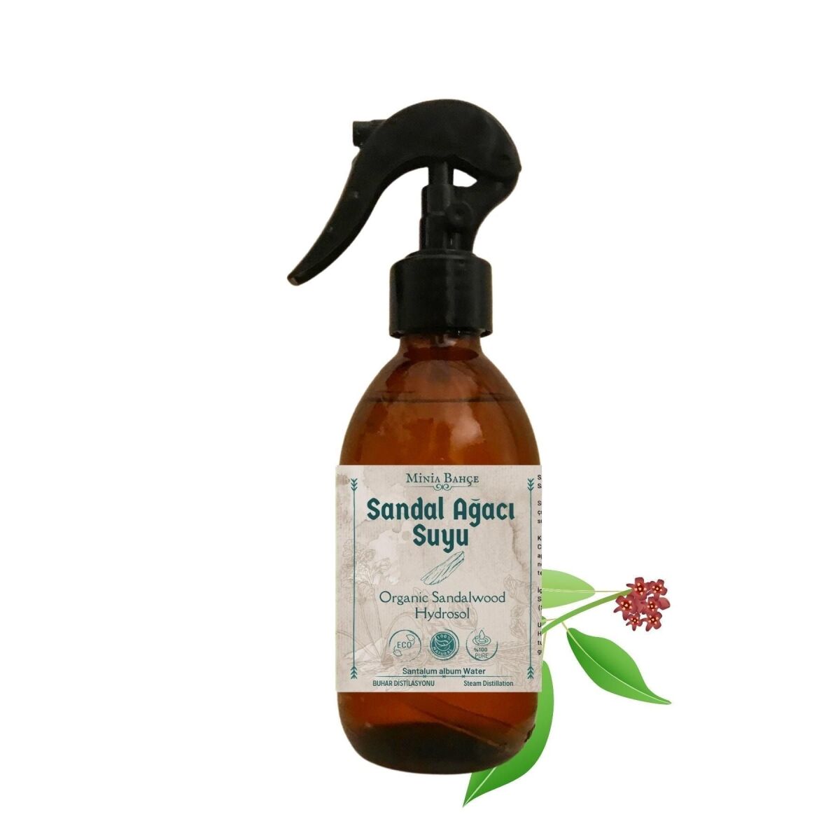 Sandal Ağacı Suyu -%100 Doğal Hidrosol, 250Ml