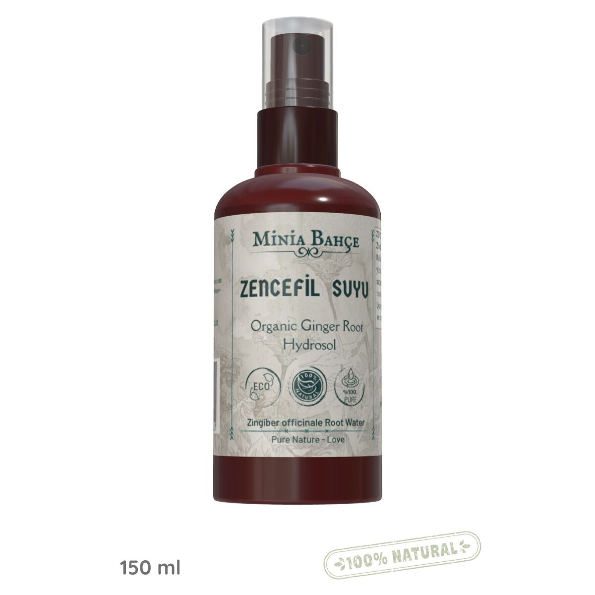 Zencefil Suyu -%100 Doğal, 150Ml