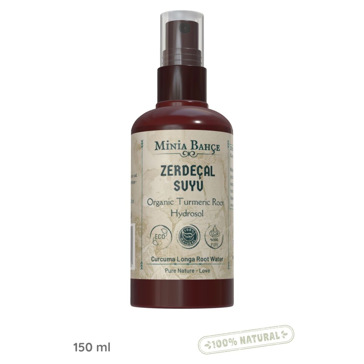 Zerdeçal Suyu -%100 Doğal, 150Ml