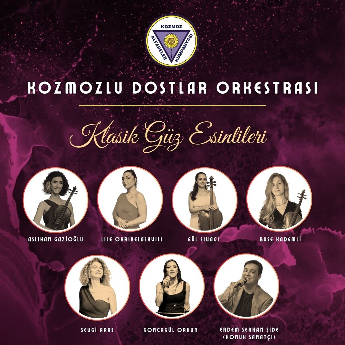 24 Kasım Kozmozlu Dostlar Orkestrası - Klasik Güz Esintileri Konser