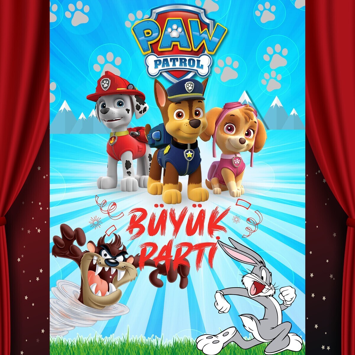 'Paw Patrol Büyük Parti' Çocuk Tiyatro Bileti