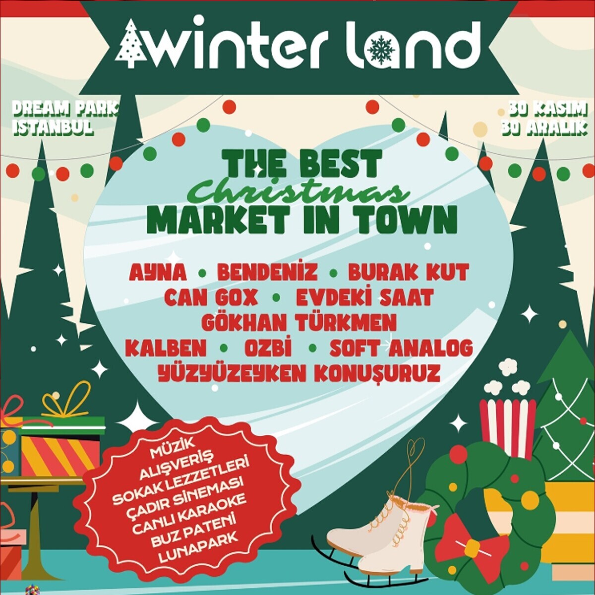 WinterLand 'The Best Christmas Market in Town' Giriş Bileti