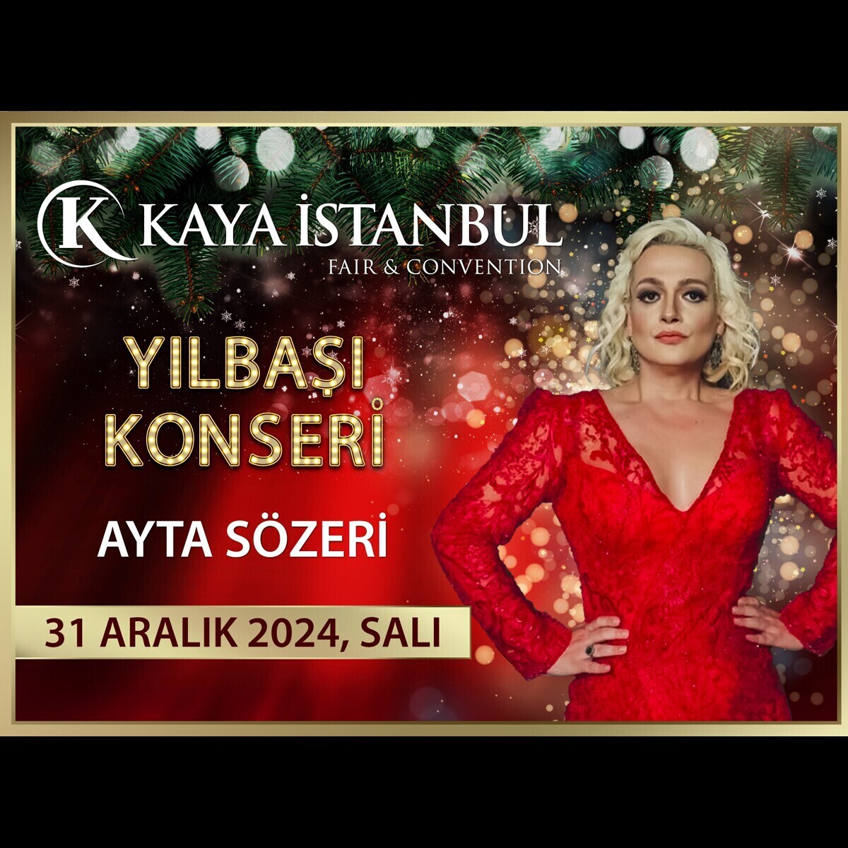 Kaya İstanbul Fair & Convention Hotel'in Ayta Sözeri Sahnesi Eşliğinde Yılbaşı Gala Yemeği ve Konaklama Seçenekleri