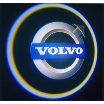 Volvo Araçlar Için Pilli Yapıştırmalı Kapı Altı Led Logo
