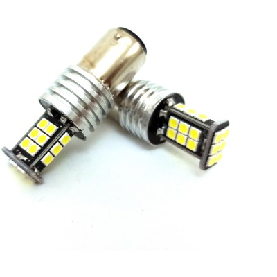 P21W Non-Direction 1157 Çift Duy 3030 Chip 24Smd Beyaz Led Ampul