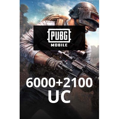Pubg Mobile 6000+2100 UC	