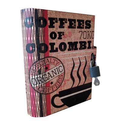Colombia Kahve Kitap Kutu Kumbara