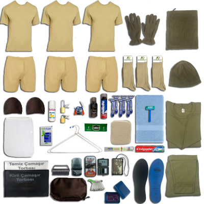 3’Lü Kışlık Tavsiye Asker Seti: Kışlık Bedelli Asker Malzeme Paketi