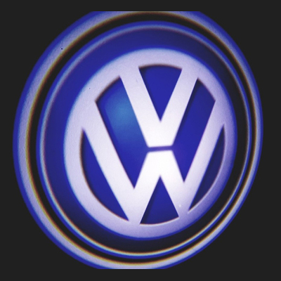Volkswagen Araçlar Için Pilli Yapıştırmalı Kapı Altı Led Logo