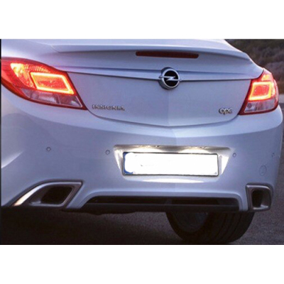 Opel Insignia Led Plaka Aydınlatma Seti Led Ampul Beyaz T10