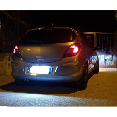 Opel Corsa D Uyumlu Led Plaka Aydınlatma Seti Led Ampul Beyaz T10
