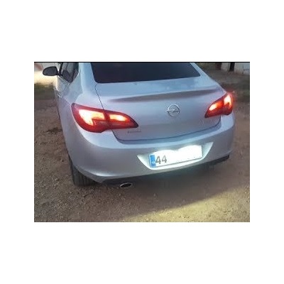 Opel Astra J Plaka Aydınlatma Seti Led Ampul Beyaz T10