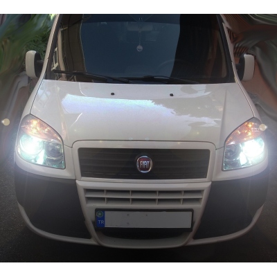 Fiat Doblo 2 Led Xenon Uzun Far Ampulu Eco Power H1