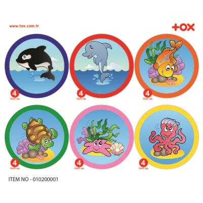 Tox Su Canlıları 2+ Keçe Yapboz - Puzzle T001