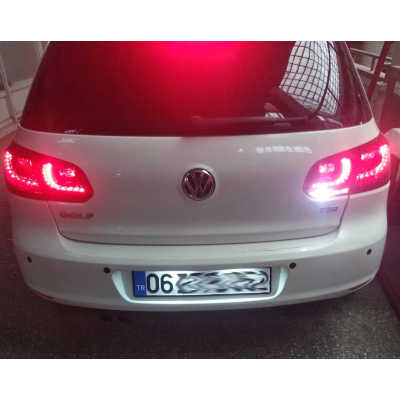 - Volkswagen Golf 6 Araçlar Için Plaka Aydınlatma Seti
