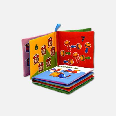 Tox Rakamlar Kumaş Sessiz Kitap T051 - Bez Kitap , Eğitici Oyuncak , Yumuşak Ve Hışırtılı