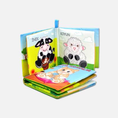 Tox Evcil Hayvanlar Sessiz Kumaş Kitap T110 - Bez Kitap , Eğitici Oyuncak , Yumuşak Ve Hışırtılı