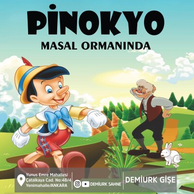 'Pinokyo Masal Ormanında' Tiyatro Bileti