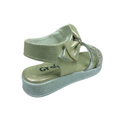 Ortopedikal Grafen Kız Çocuk Sandalet Taşlı Şeffaf Abiye Fantazi (538996110)