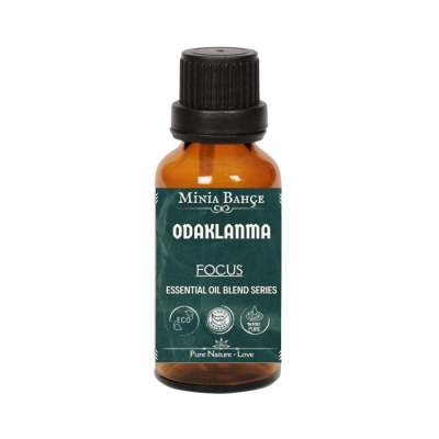 Odaklanma ( Focus ) Uçucu Yağ Karışımı, %100 Saf, 10 Ml