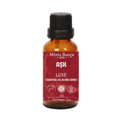 Aşk ( Love ) Uçucu Yağ Karışımı, %100 Saf, 10 Ml