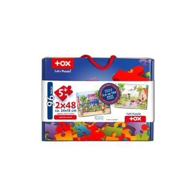 Tox Oyun Parkı 5+ Keçe Yapboz - 5 Yaş Puzzle T040