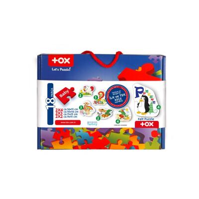 Tox Hayvanlar 2+ Keçe Yapboz - Puzzle T003
