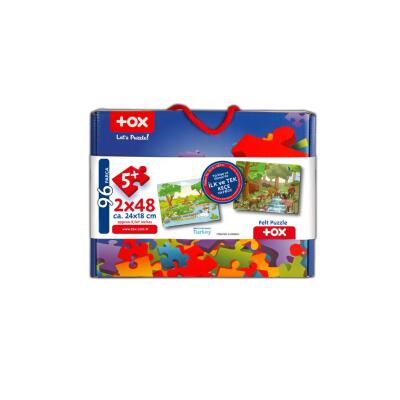 Tox Orman 5+ Keçe Yapboz - 5 Yaş Puzzle T015