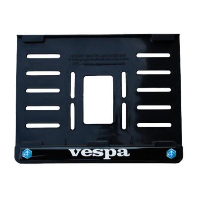 Vespa Wespa Uyumlu Plastik (15X24 Cm) Kırılmaz Plakalık
