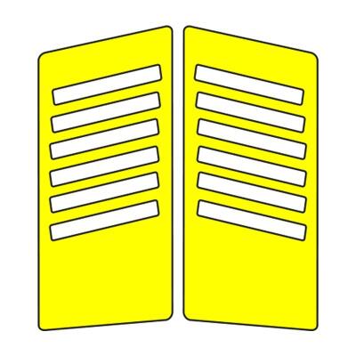 Sevenkardeşler Cg Florasan Sarı Yan Kapak Sticker