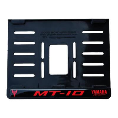 Yamaha Yamaha Mt-10 Uyumlu 2 Plastik (15X24 Cm) Kırılmaz Plakalık