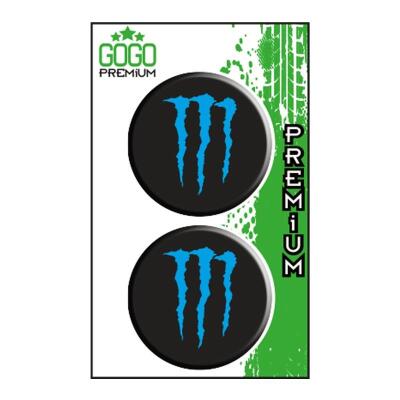 Sevenkardeşler Monster 3 (7X7 Cm) İkili Damla Etiket