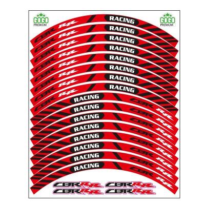 Honda Kırmızı Reflektör Baskı Honda Cbr Uyumlu 1 Set Jant Şeridi