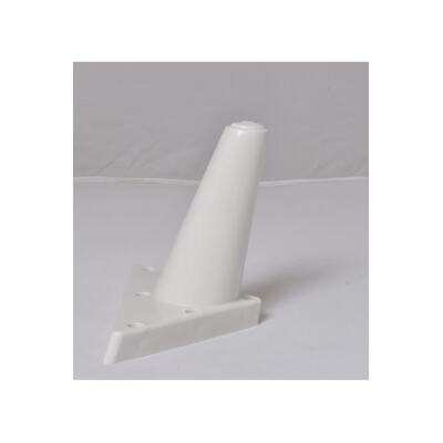 Sena Plastik Ayak Baza Ayağı Koltuk - Kanepe Ayağı Puf-Tv Ünitesi Ayağı 6 Adet 14 Cm Beyaz Renk