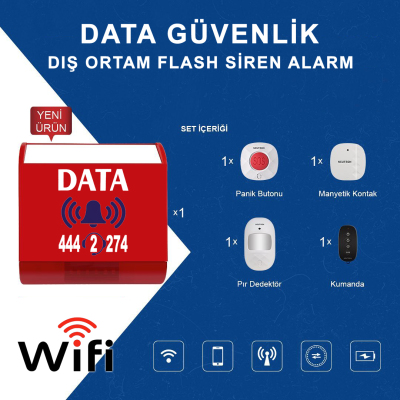 Data Güvenlik Dış Ortam Wifi Alarm Sistemi