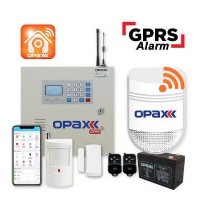 Opax-2646 Gprs Alarm Paneli & Bgr-09 Kablosuz Sirenli Full Set