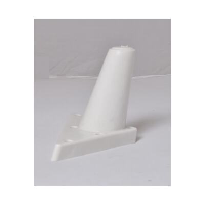 Sena Plastik Ayak Baza Ayağı Koltuk - Kanepe Ayağı Puf-Tv Ünitesi Ayağı 8 Adet 12 Cm Beyaz Renk
