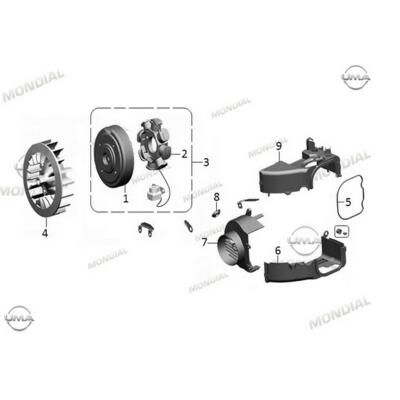 Mondial Mondial Ritmica 100-110 Speedy Rotor 12 Li Orj