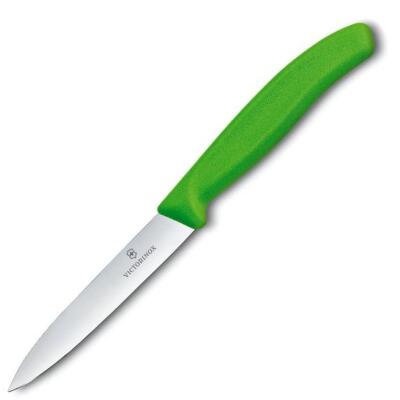 Victorinox Soyma Bıçağı 10Cm Sivri Ağızlı Yeşil
